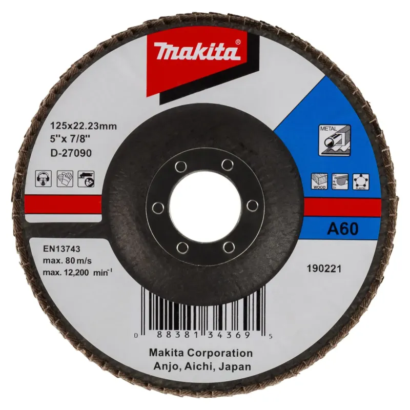 Makita Slibeskive 125 K60  -27090