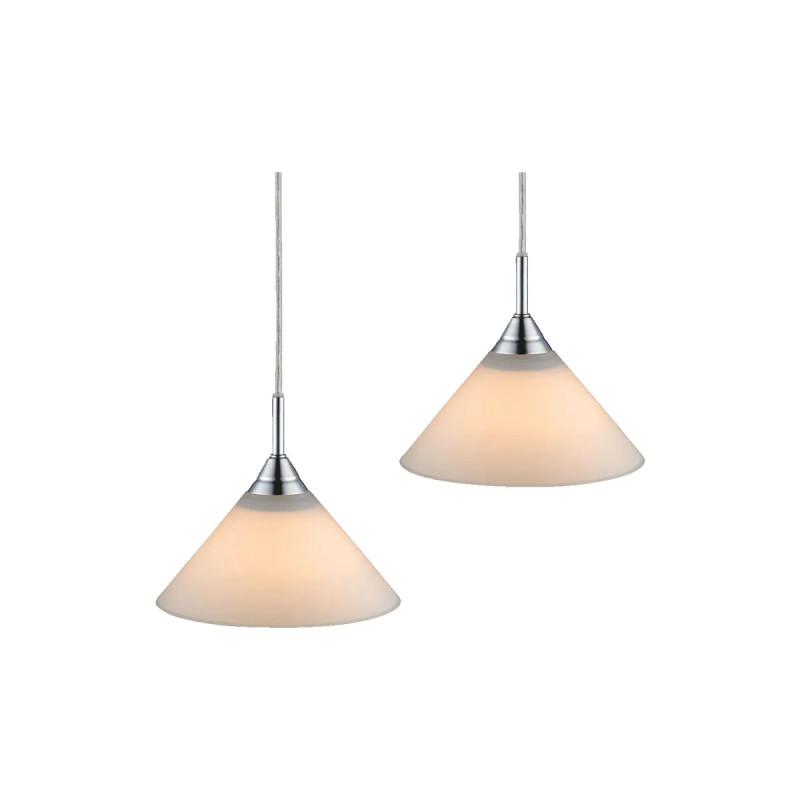 Halo Design Skomager Pendel Sæt 2l Opal Glas 730469