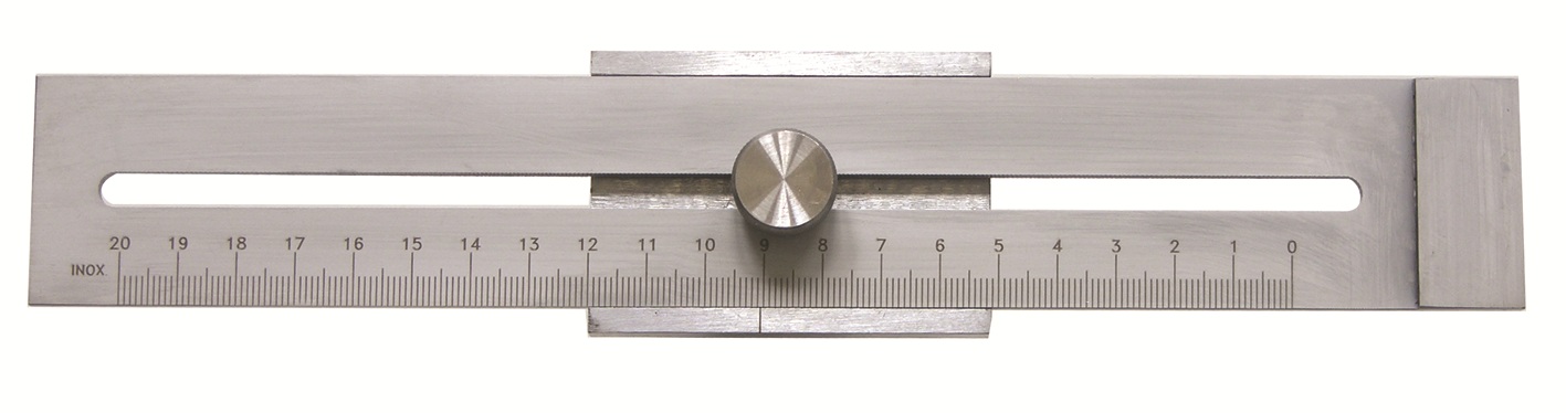 Stregmål Mib   Rustfrit Stål  Forkromet 200mm