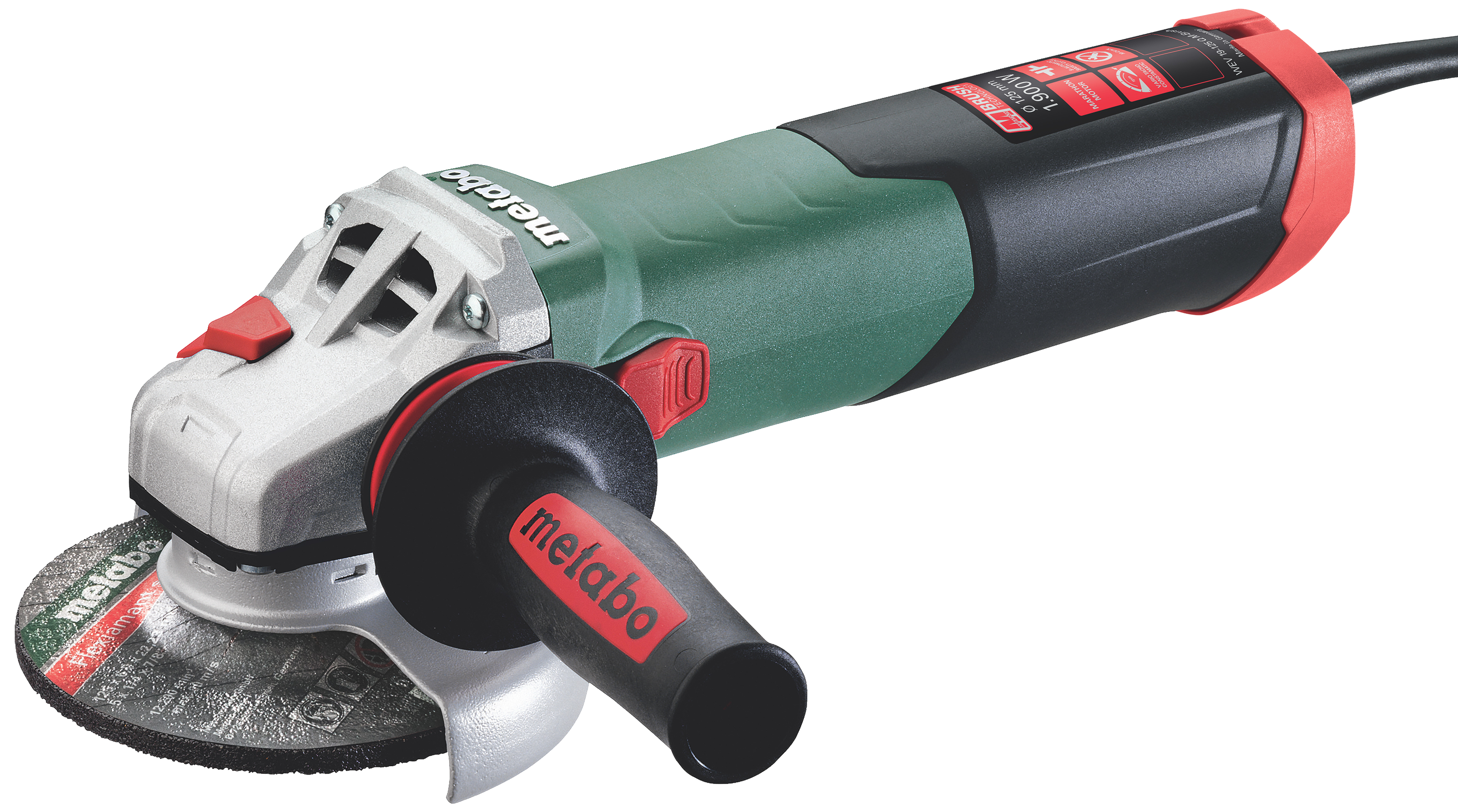 Vinkelsliber 125mm 1900w Wev 19-125    -brush