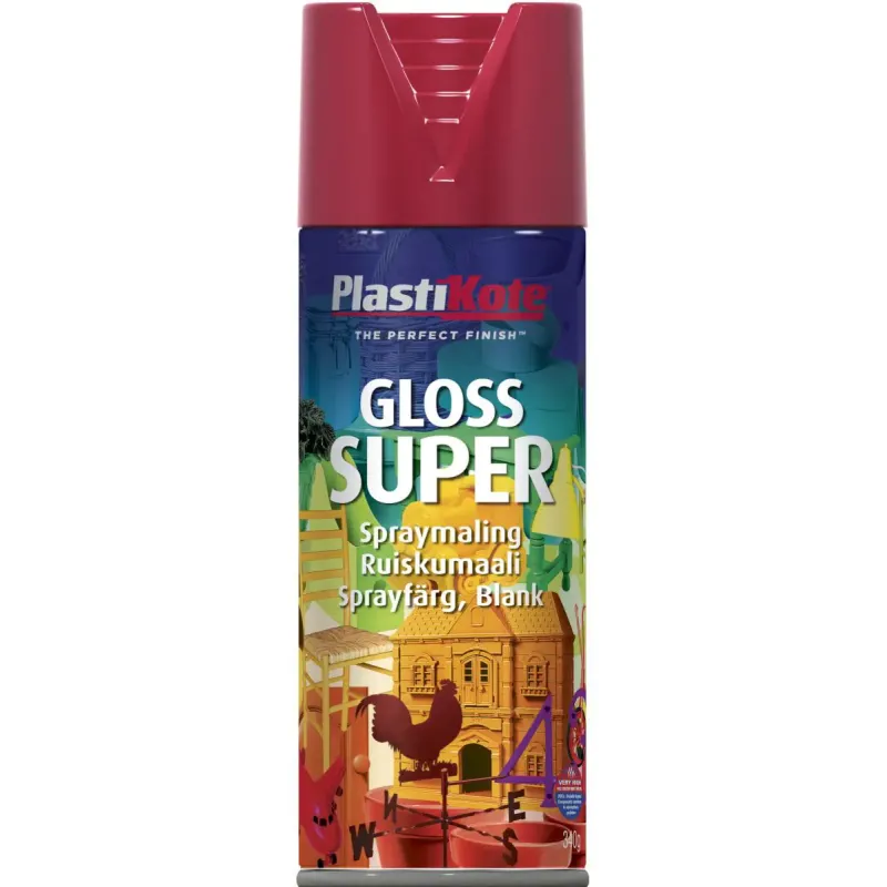 Plasti Kote Pk Super 1120 Signal Rød 400ml