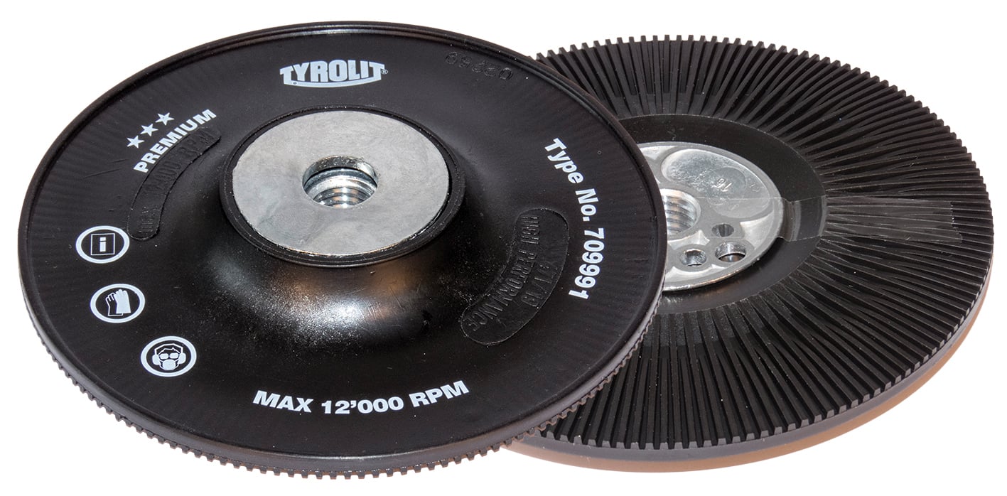 Bagskive   Fiberrondel Turbo ø125ã M14
