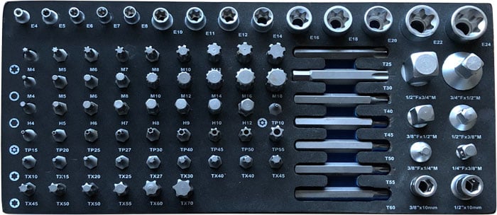 Bato Autobits- -toppesæt Adapter Eva