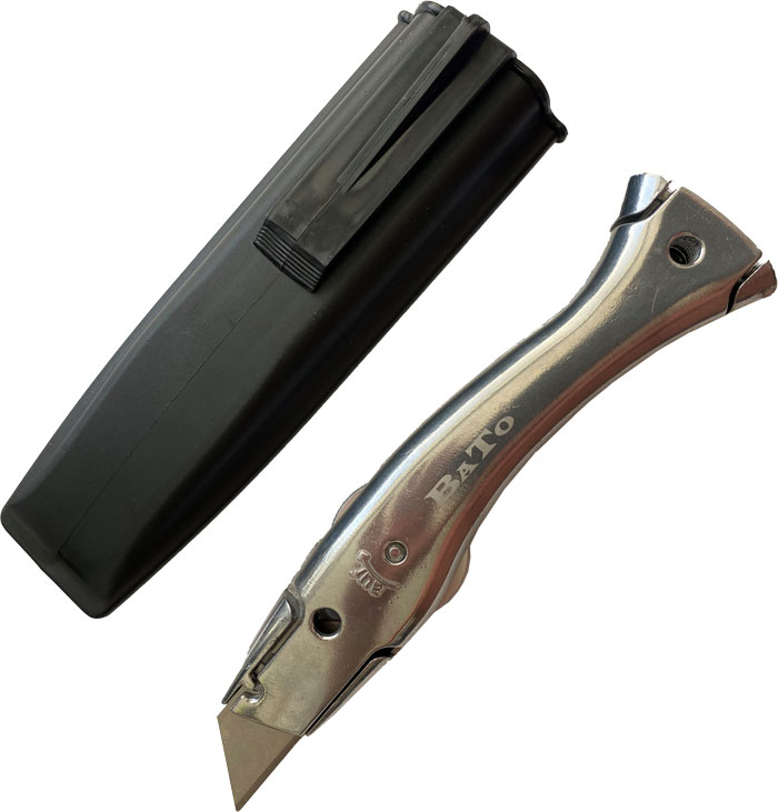 Bato Hobbykniv  Quot Shark Quot  Fast Blad Type 1992 Med Bælteskede