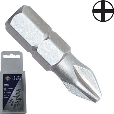 Bato     Quot  Bits Ph2   25mm  10 Stk  Pk