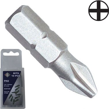 Bato     Quot  Bits Ph1   25mm  10 Stk  Pk