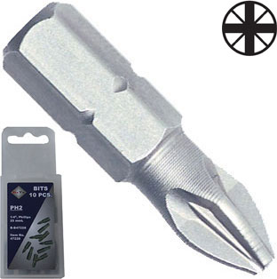 Bato     Quot  Bits Pz2   25mm  10 Stk  Pk