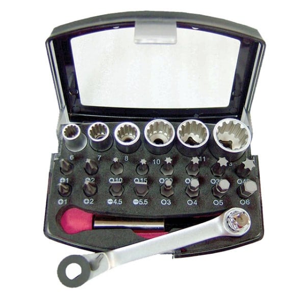 Bato     Quot  Bits Topsæt Splinelock 25 Dele