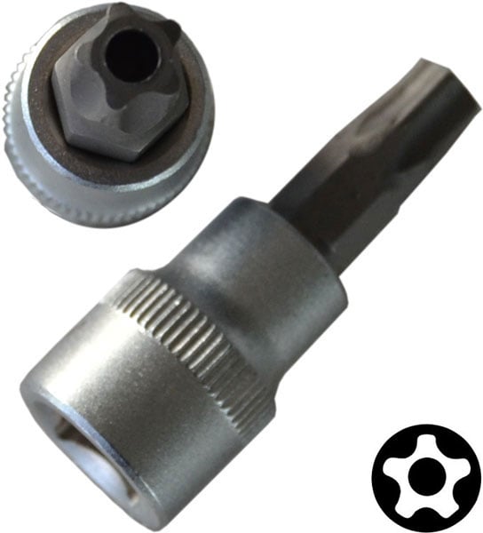 Bato Stifttop Kort     Quot    Star Torx Med Hul 40