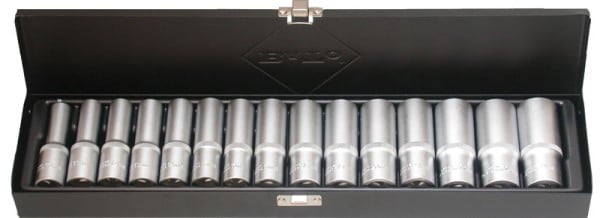 Bato Topsæt Lang     Quot  12kt  10-24mm  15 Dele