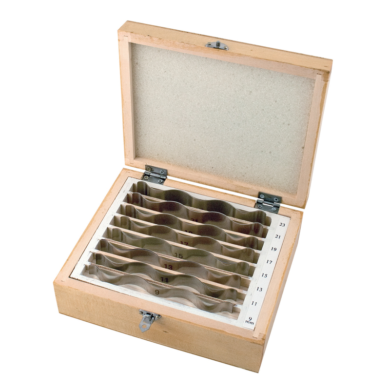 Bølgede Parallelklodser 25-39 Mmx110 Mm Med   Mm Spring    Par