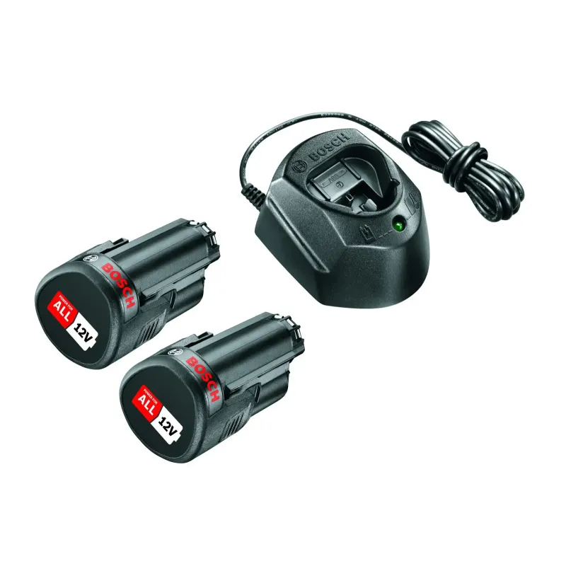 Bosch Batterisæt 12v 2x1 5ah -gal12 Lader 1600a01l3e