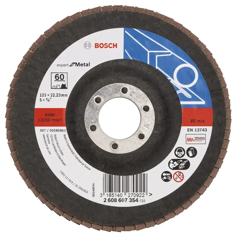 Bosch Lamelslibeskive Bm 125x22mm K60 Flad 2608607354