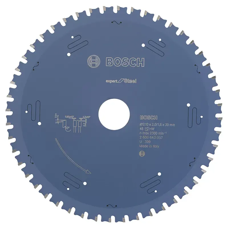 Bosch Rundsavsklinge Exp Steel 210x30mm 48t 2608643057