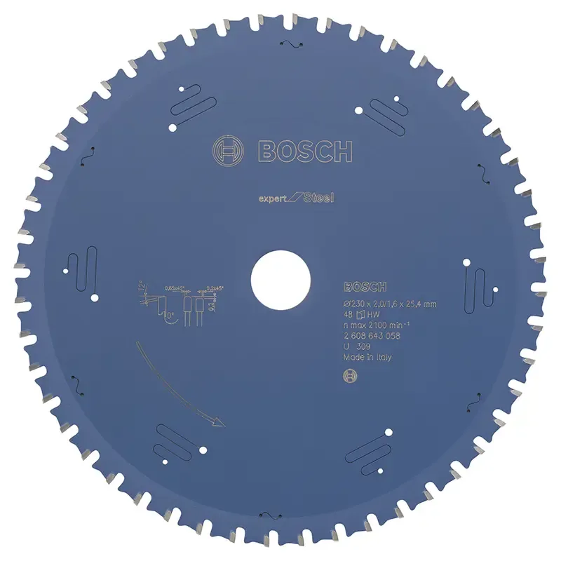 Bosch Rundsavsklinge Exp Steel 230x25 4mm 48t 2608643058