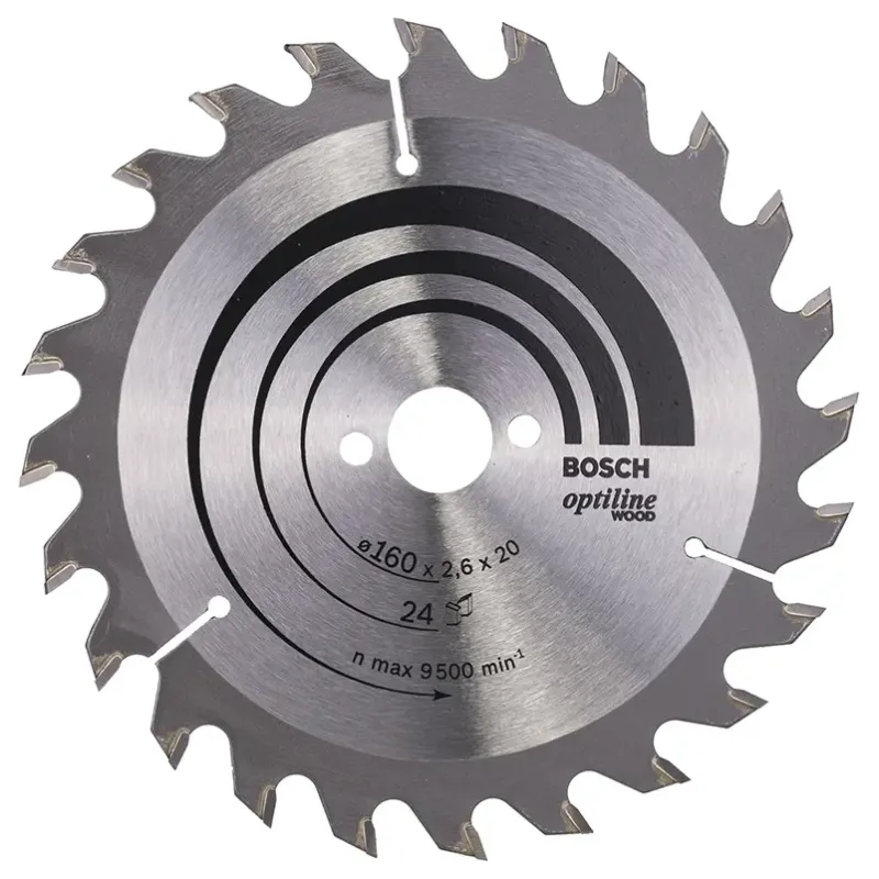 Bosch Rundsavsklinge Optiline 160x2 6x16mm 24t 2608640596