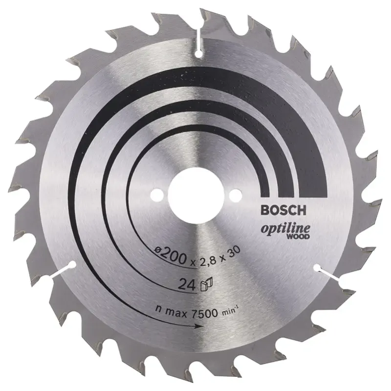 Bosch Rundsavsklinge Optiline 200x2 8x30mm 24t 2608640618
