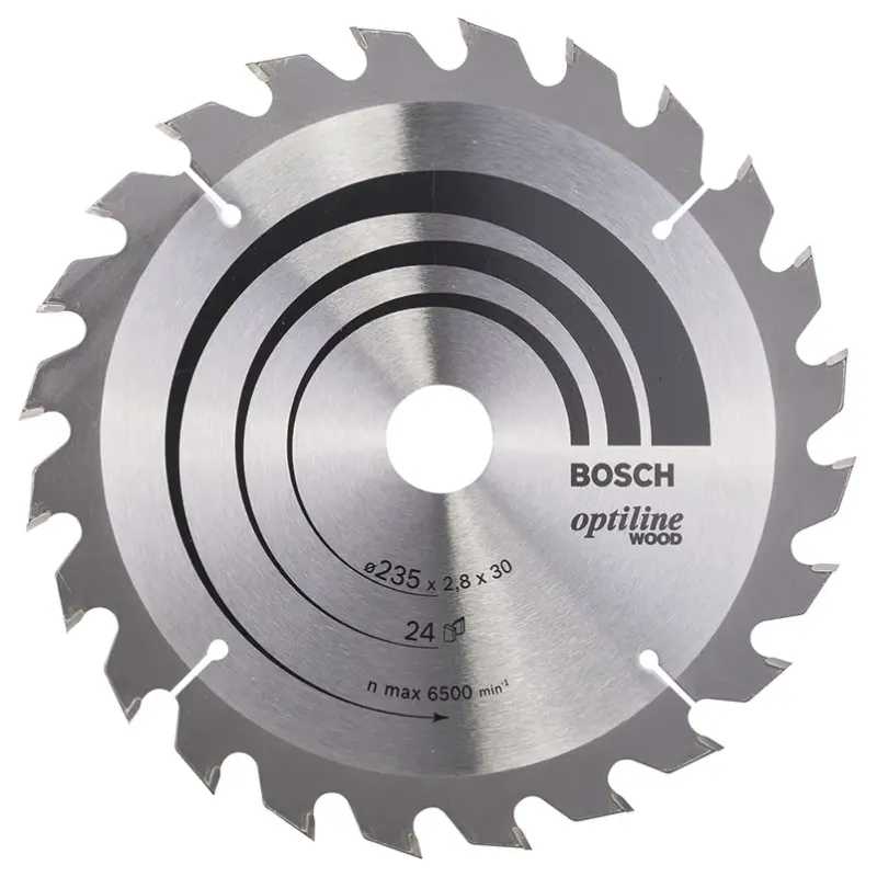 Bosch Rundsavsklinge Optiline 235x2 8x30mm 24t 2608640725