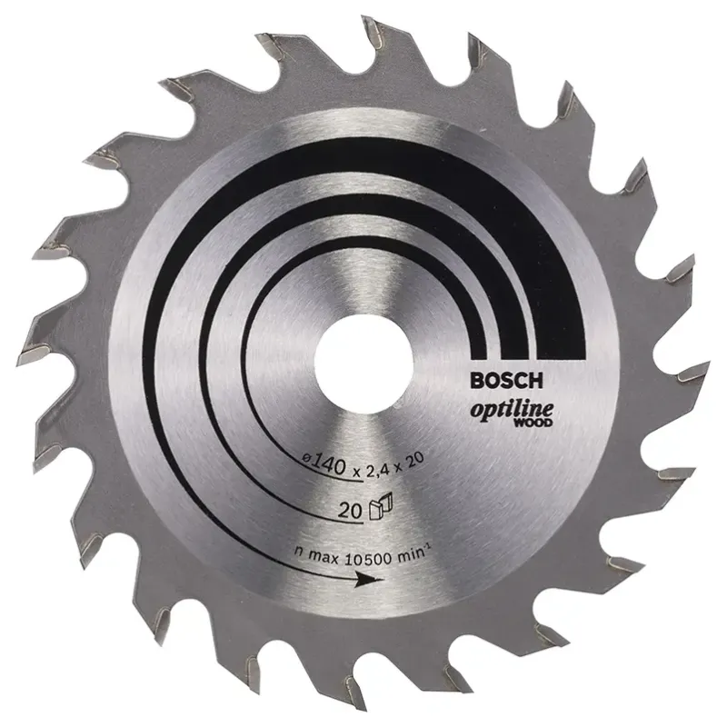 Bosch Rundsavsklinge Optiline 140x2 4x13 Mm 20 Tdr 2608640586