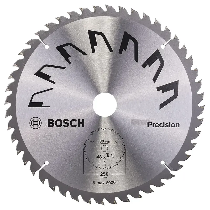 Bosch Rundsavsklinge Precision ø250x2x30mm T48 2609256879
