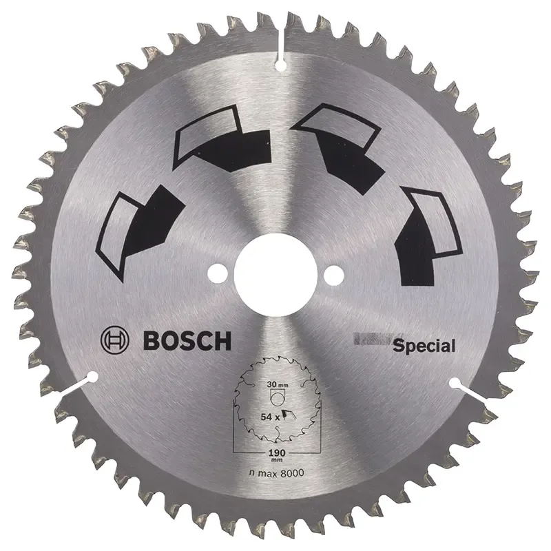 Bosch Rundsavsklinge Special 190x2x30 Mm T54 2609256892