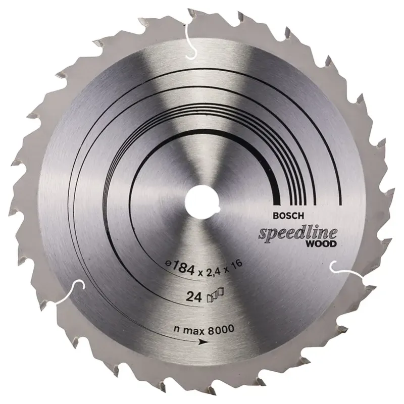 Bosch Rundsavsklinge Speedline Wood 184x16mm 24t 2608640795