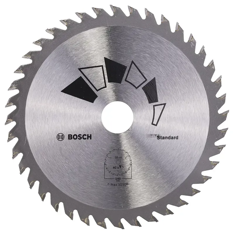 Bosch Rundsavsklinge Stand ø140x2 2x20 12 7mm T40 2609256805