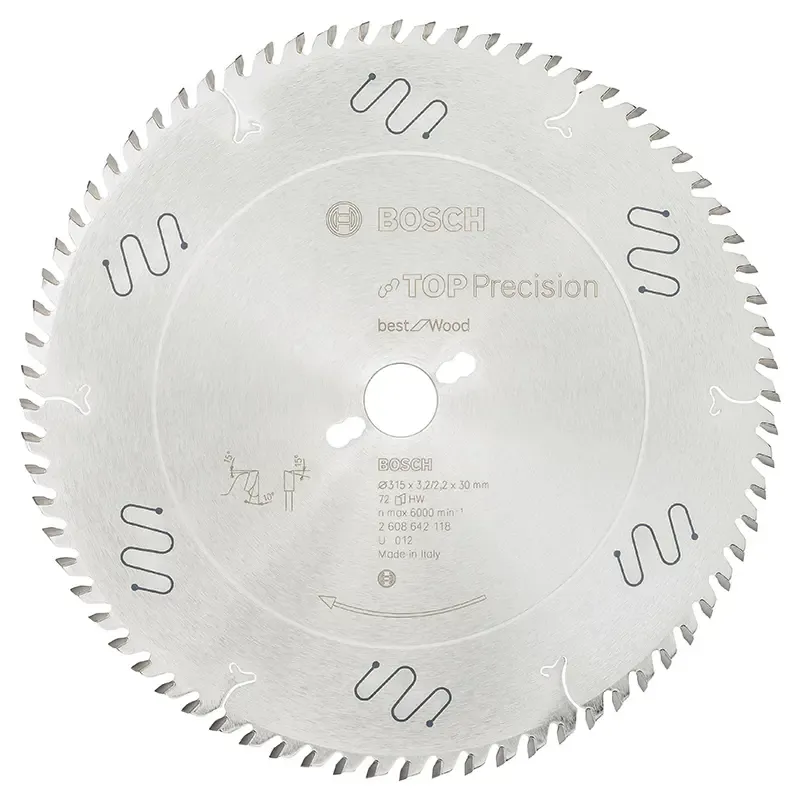 Bosch Rundsavsklinge Top Precw 315x3 2x30mm 72t 2608642118