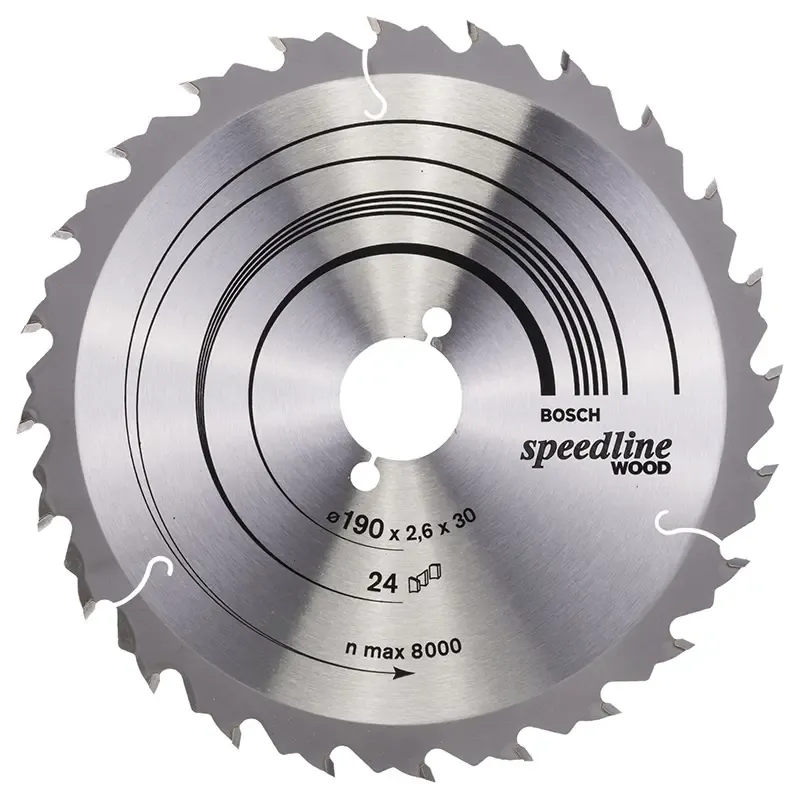 Bosch Rundsavsklinge 190x30 24 Speedline Wood 2608640801