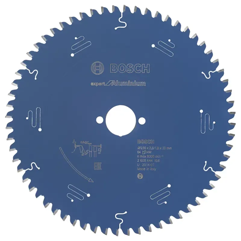 Bosch Rundsavsklinge 230x30x2 8mm 64t Exp Alu 2608644106