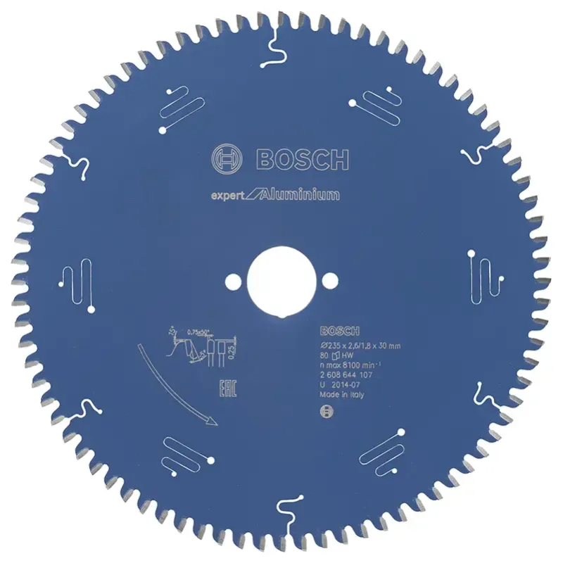 Bosch Rundsavsklinge 235x30x2 6mm 80t Exp Alu 2608644107