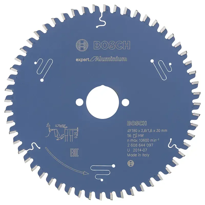 Bosch Rundsavsklinge 180x30x2 6mm 56t Exp Alu 2608644097