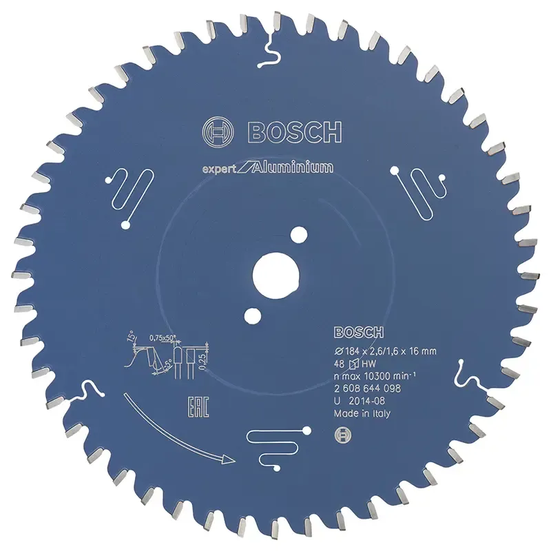 Bosch Rundsavsklinge 184x16x2 6mm 48t Exp Alu 2608644098