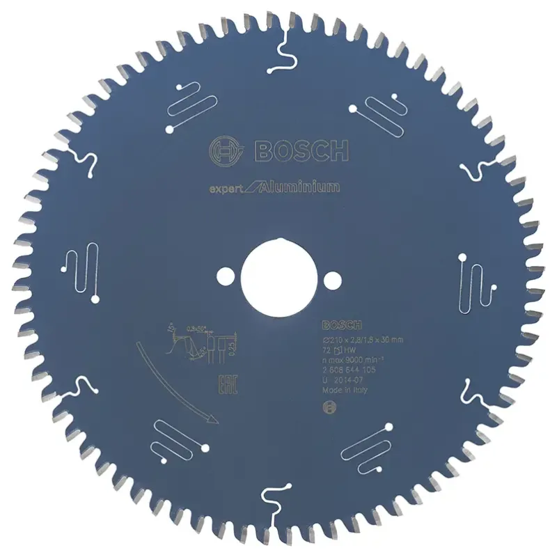 Bosch Rundsavsklinge 210x30x2 8mm 72t Exp Alu 2608644105