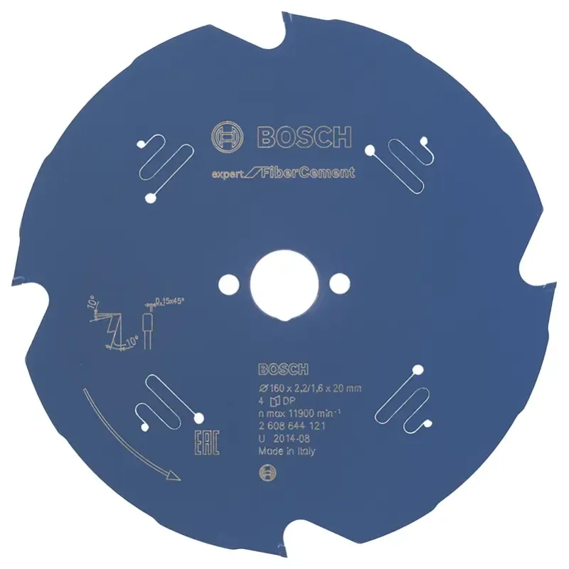 Bosch Rundsavsklinge 160x20x2 2mm 4t Exp Fiber Ceme 2608644121