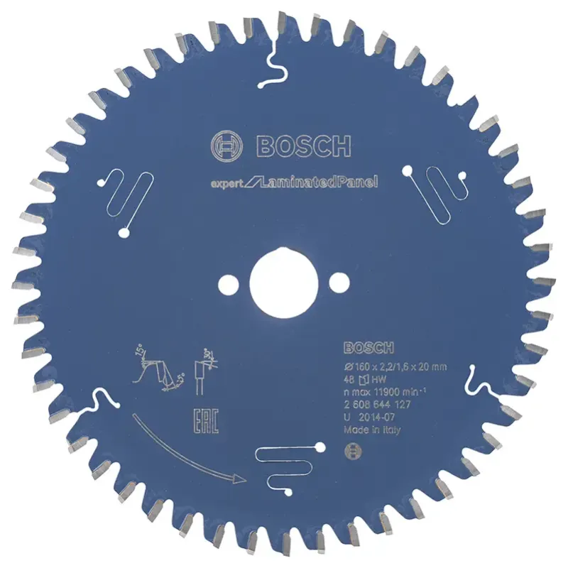 Bosch Rundsavsklinge 160x20x2 2mm 48t Exp Laminated 2608644127