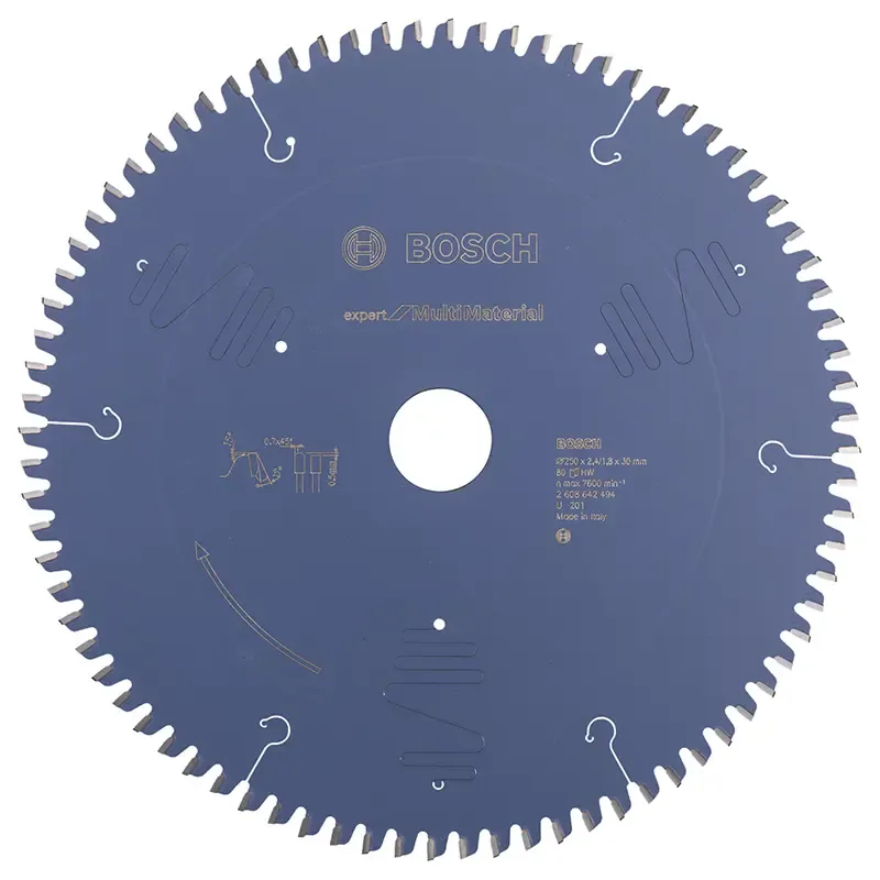 Bosch Rundsavsklinge 250x2 4x30mm 80t Exp Multi 2608642494