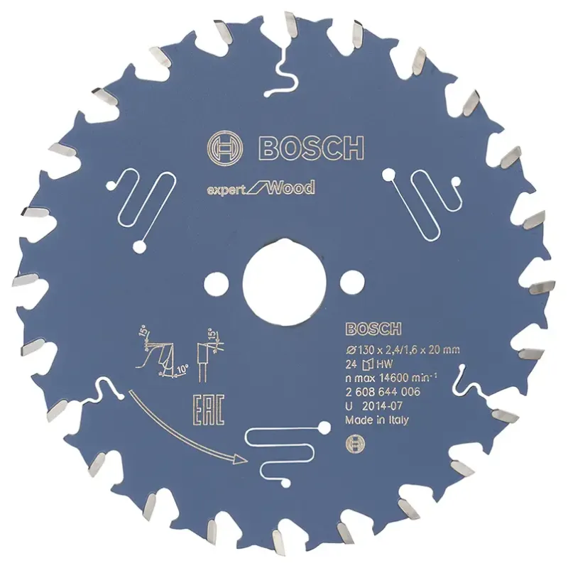 Bosch Rundsavsklinge 130x20x2 4mm 24t Exp Wood 2608644006