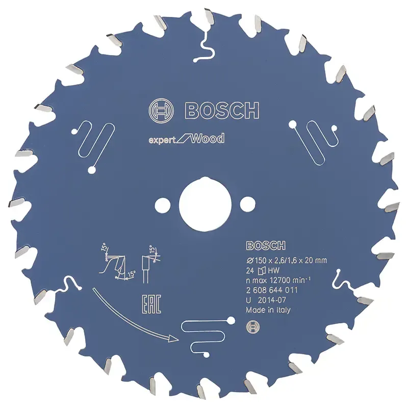 Bosch Rundsavsklinge 150x20x2 6mm 24t Exp Wood 2608644011