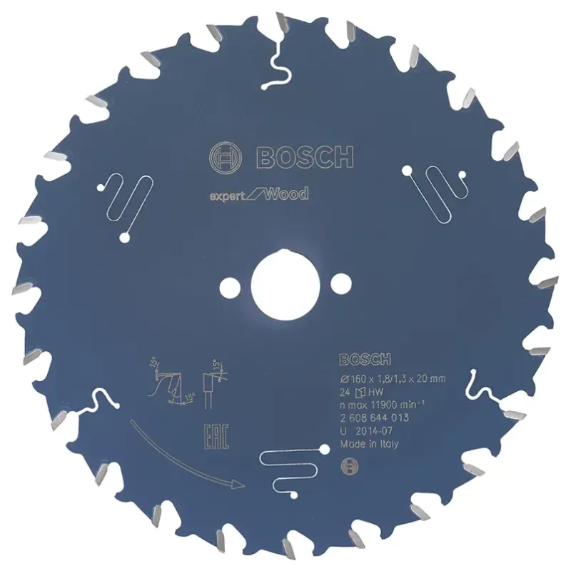 Bosch Rundsavsklinge 160x20x1 8mm 24t Exp Wood 2608644013