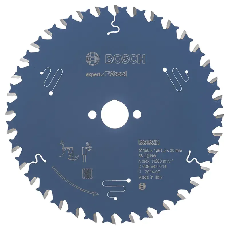 Bosch Rundsavsklinge 160x20x1 8mm 36t Exp Wood 2608644014