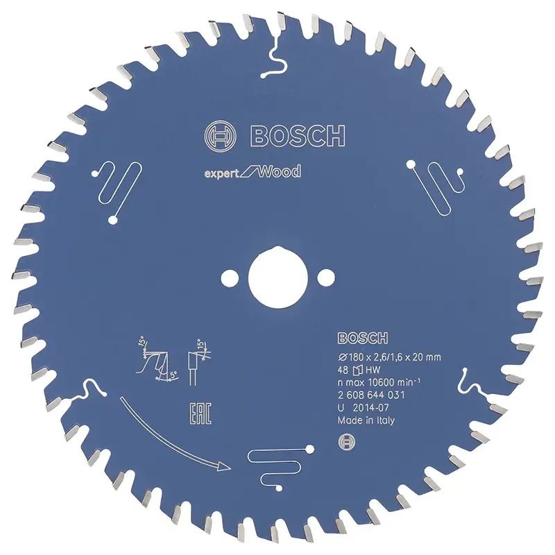 Bosch Rundsavsklinge 180x20x2 6mm 48t Exp Wood 2608644031