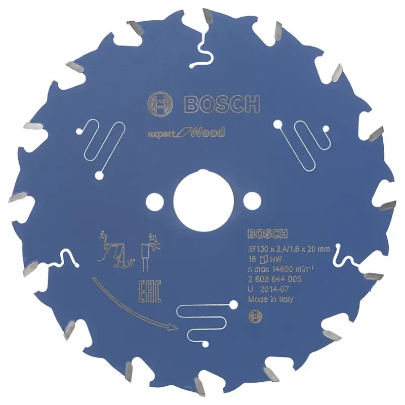 Bosch Rundsavsklinge 130x20x2 4mm 16t Exp Wood 2608644005