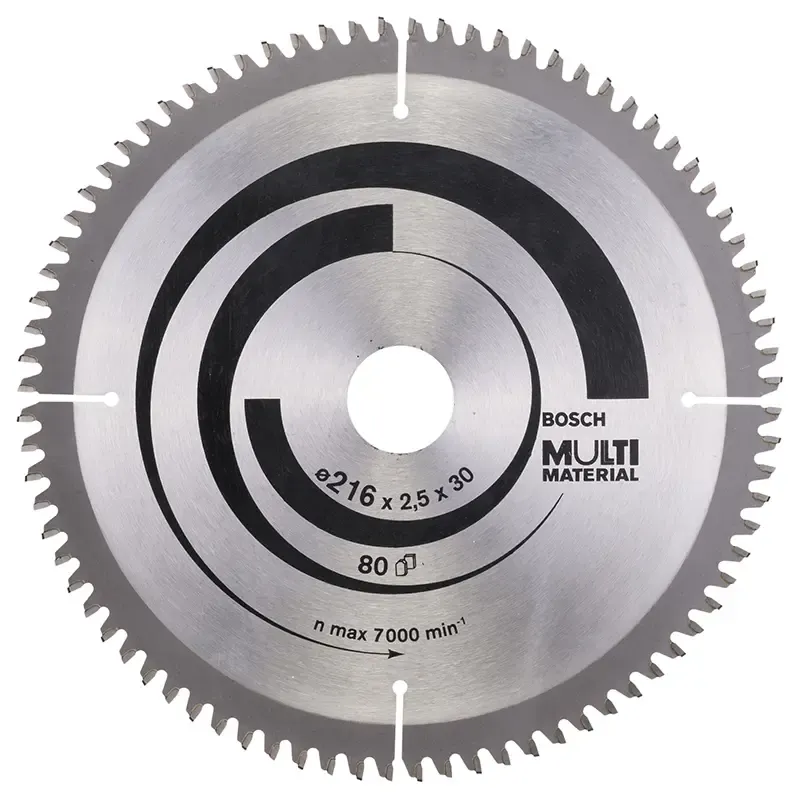 Bosch Rundsavsklinge ø216x30mm 80t -5gr Alu 2608640447