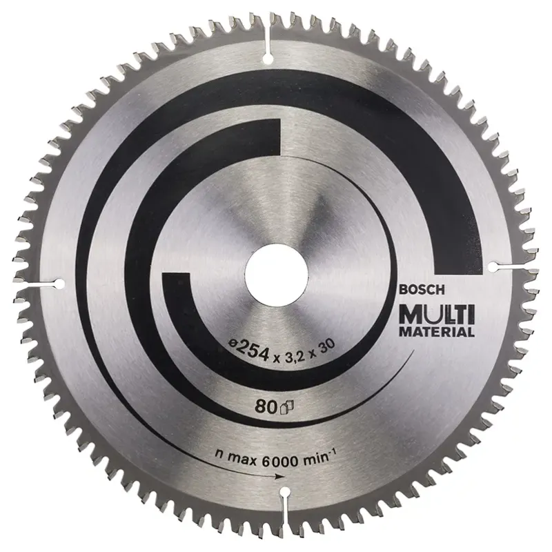 Bosch Rundsavsklinge ø254x30mm 80t -5gr Alu 2608640450