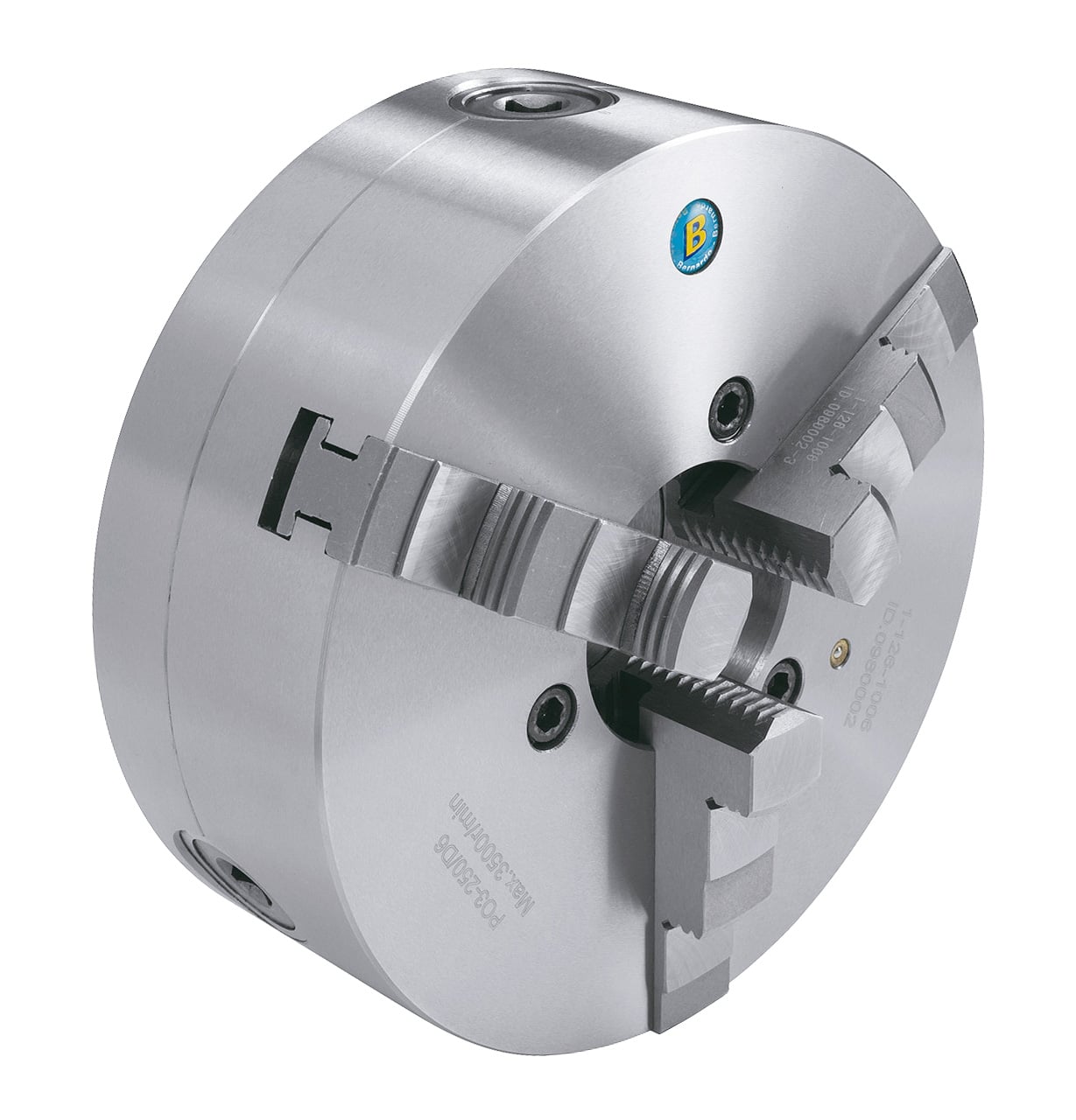 Centrerpatron  -bakket Po-  D8 ø250 Mm Stål Din 55029