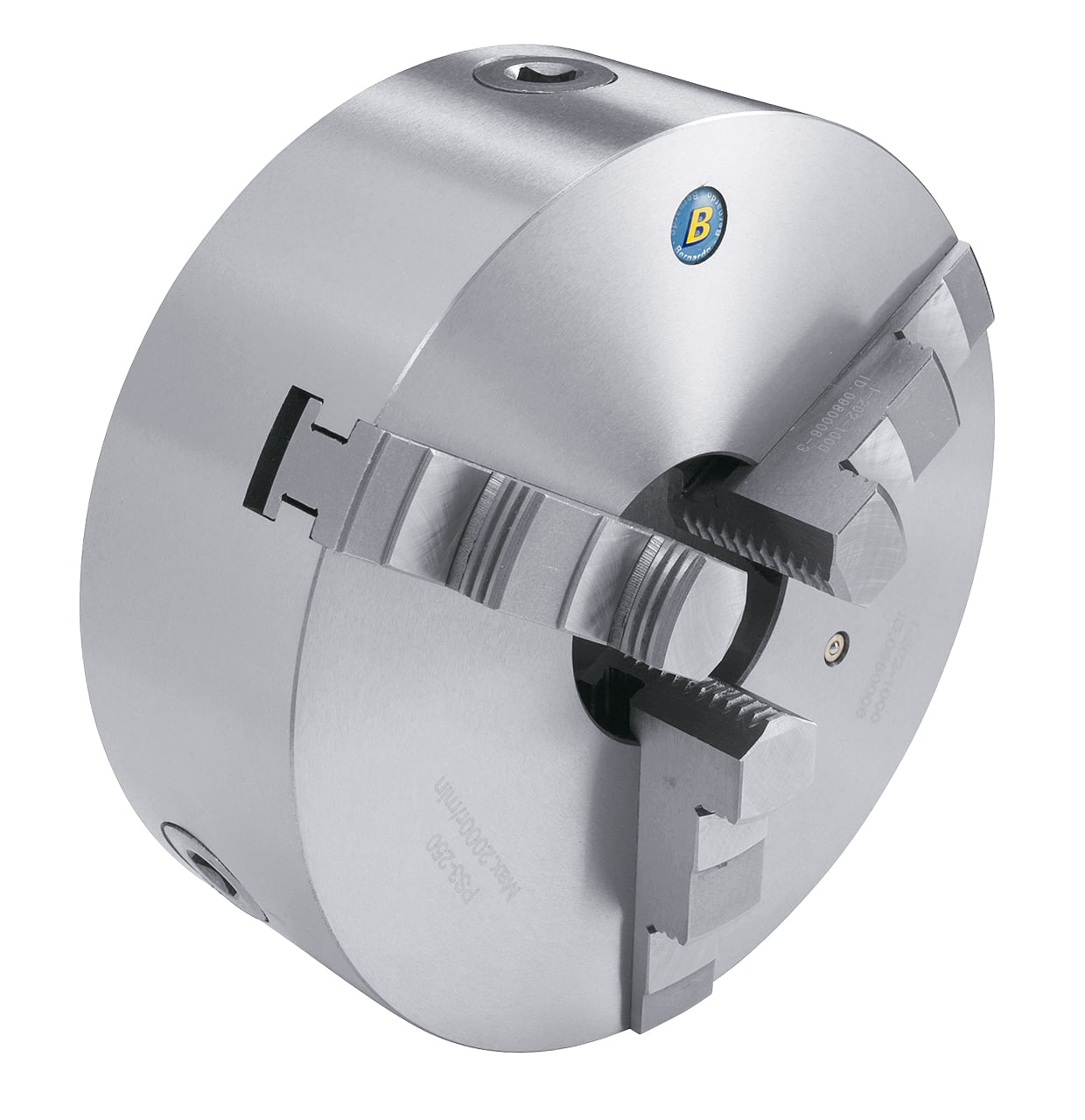 Centrerpatron  -bakket Ps3 ø100 Mm Støbejern Din 6350