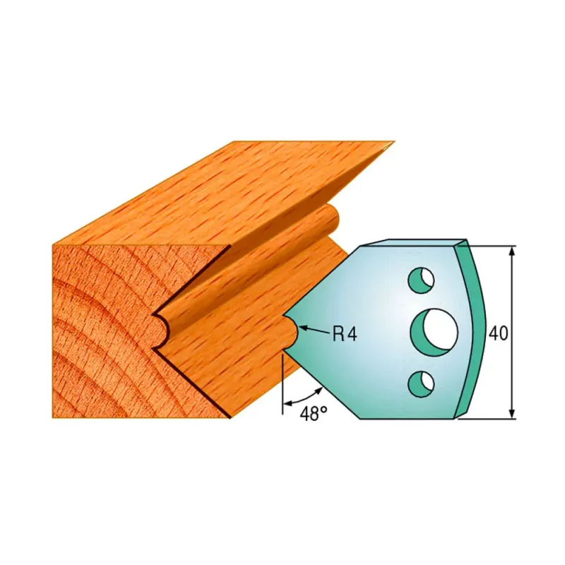 Cmt Profilknive Sæt 40mm Nr 80 690 080