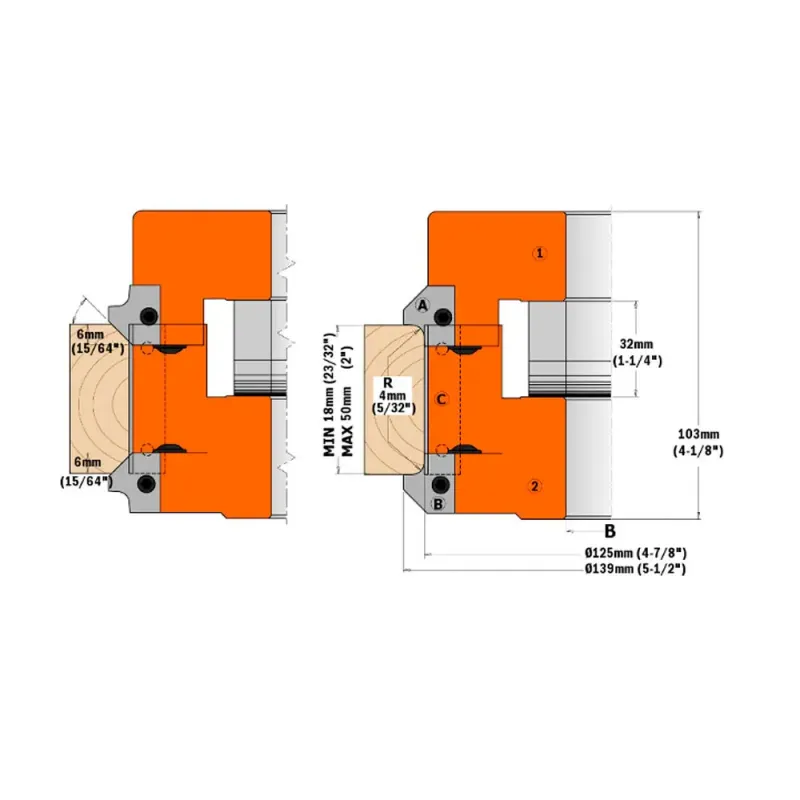 Cmt Radieplatte R6 45â Stk Cmt 695 005 B6