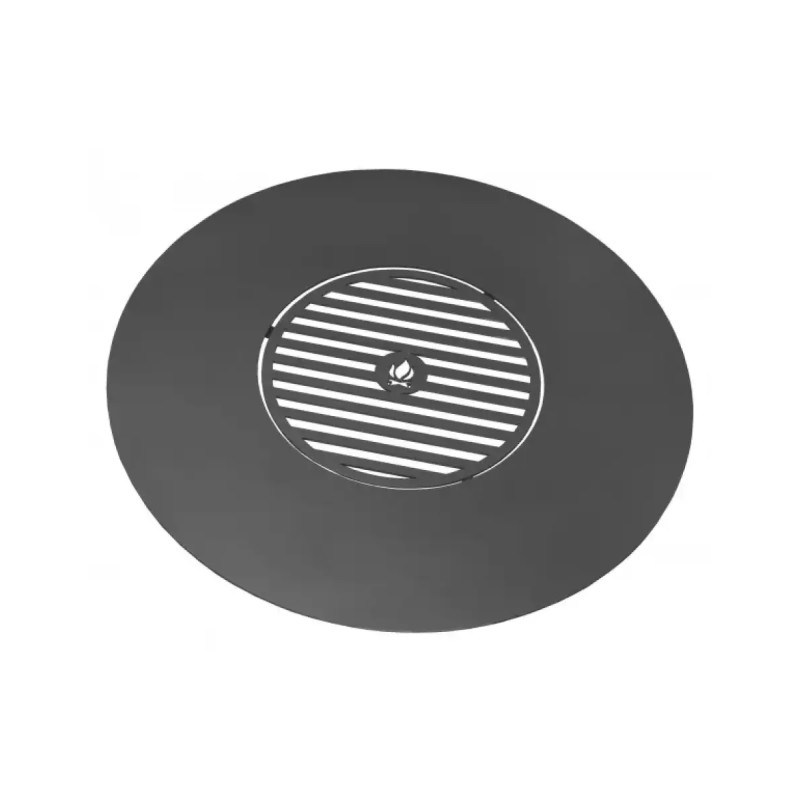 Cook King 102 Cm Grillplade Til Havebålfad Med 50 Cm Grillrist